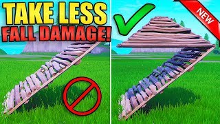 *NEW* Build Meta to Take LESS FALL DAMAGE! (Season X Fortnite Pro Building Tips & Tricks)