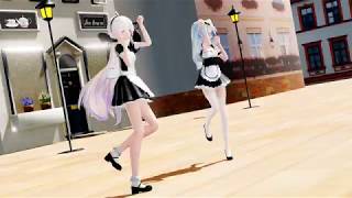 [MMD 4K] 17164 TDA Maid Haku  Miku Platinum Disco / [IKZO] 白金ディスコも無ェ(Full ver) 【偽物語】[DL][RAY 1.3.1]