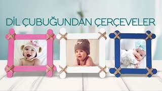 DİL ÇUBUĞU İLE ÇERÇEVE YAPIMI | DİL ÇUBUĞUNDAN NELER YAPILIR | DIY | DİY