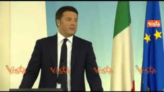 RENZI: IL MIO DECRETO HAPPY DAYS NON LO CALCOLATE NEANCHE DI STRISCIO