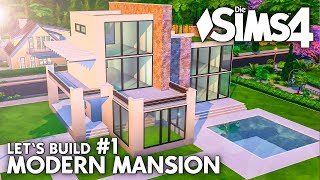 Grundriss | Die Sims 4 Haus bauen | Modern Mansion #1 (deutsch)