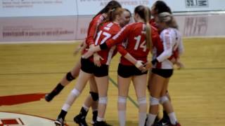 MUN Sea-Hawks vs Guelph Gryphons women's volleyball match