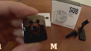 Мини камера SQ8 на Aliexpress за 1 тыс. руб.( обзор ) Новинка датчик движения ночная сьёмка 850 руб