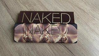 Urban Decay Naked reloaded vs Naked (OG) palette swatches | LatteGirl