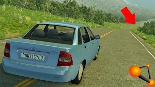 С Горки БЕЗ ТОРМОЗОВ - BeamNg Drive