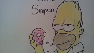 how to draw Homer Simpson