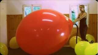 Lovely girl and balloon big