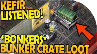 KEFIR LISTENED TO US! - *BONKERS* BUNKER CRATE LUCK! - Last Day On Earth Survival 1.7.7 Update