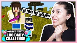 HE'S GOING TO HAVE A LITTLE SISTER! - Minecraft: 100 Baby Challenge - EP 3