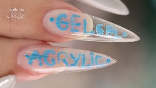Gel vs Acrylic Clarity