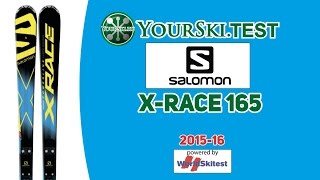Тесты горных лыж Salomon X-Race 165 (2015-16 год).