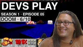 "Devs Play" S01E05 - Doom (Part 6 - Map 4 Command Control) 60fps [6/10]