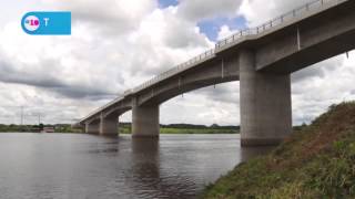 En Nicaragua inauguran puente en la frontera con Costa Rica que une ambas naciones