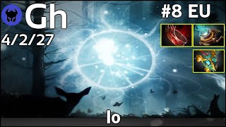 Support Gh [Liquid] plays Io!!! Ward spots shown! Dota 2 7.20
