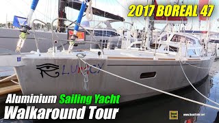 2017 Boreal 47 Aluminum Sailing Yacht - Deck and Interior Walkaround - 2017 Annapolis Boat Show