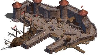 Как построить Морской Порт в Minecraft [Средневековье]