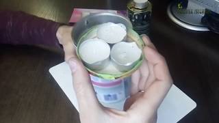 Мини Печка для Зимней Палатки. Своими Руками. Свечка.