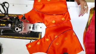 32"size prince cut blouse cutting and stitching in easy way
