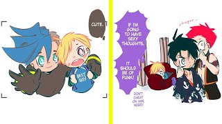 Adorable Gay Couple's Everyday Life Illustration | My Weird Roommate Nerd & Punk (Part 71)