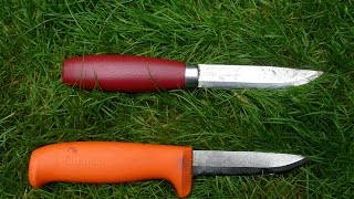 Mora companion vs Hultafors craftsman Carbon
