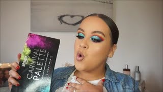 STACEY MARIE X BPERFECT CARNIVAL PALETTE REVIEW | I AM SHOOK | MAKEUPBYMARIAMALONE
