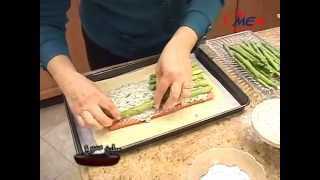 salmon puff pastry سمك سالمون puff pastry orange tart تارت البرتقال samira's kitchen # 91