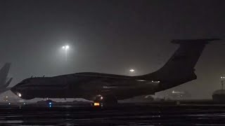 Прибытие российского миротворческого контингента в Республику Казахстан
