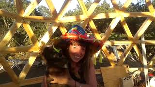 Geodesic dome v6  Island Vis Croatia final happyness