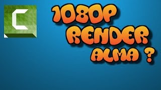 Videoyu 1080p Yapma - Camtasia Studio 8