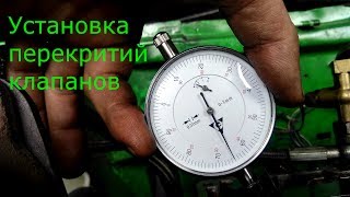 Установка перекрытия клапанов 2112 Настройка распредвалов Valve overlap setting on 16V turbo engine