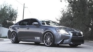 2014 Lexus GS350 F-Sport on CS16 Concept One Wheels and Borla Exhaust