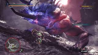 【MHW】手負いの魔獣「ベヒーモス」 ランス ソロ討伐 /  Lance solo Behemoth