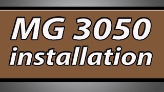 Canon Pixma MG3050 printer installation