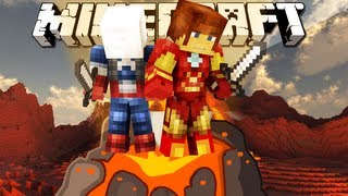 Minecraft Survival Ep.46 - Dungeon no Vulcão !! E batalha Pokémon? (c/ @Ambuplay)