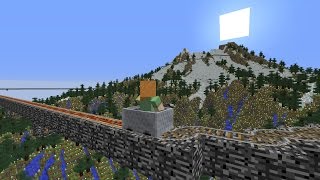 Minecraft Mount Rainier Roller Coaster
