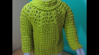 Crochet abrigo de niña para principiantes