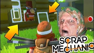 ВОРЫ ГРАБЯТ БАБКУ ЧЕРЕЗ ОКНО! МУЛЬТИК В СКРАП МЕХАНИК - SCRAP MECHANIC