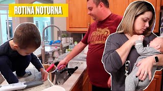 ROTINA DA NOITE COM UM RECÉM NASCIDO + 2 CRIANÇAS - FLÁVIA CALINA