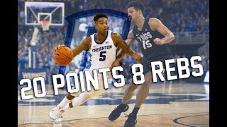 Ty-shon Alexander  Full Highlights 11.12.19 Creighton vs Michigan - 20 Points, 8 Rebs