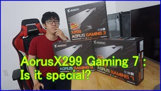 Unboxing - Mở hộp Gigabyte Aorus X299 Gaming 7 (Video 4k )