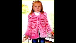 Вяжем Кардиган для Девочки Спицами - модели 2019 / Knitting Cardigan for Girl with Knitting Needles