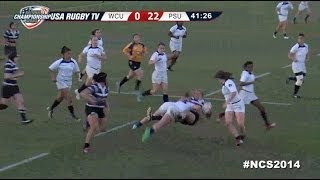 Huge Hits by Women's Eagles Rugby Player Meya Bizer
