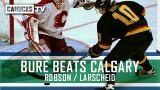 Pavel Bure Goal (radio) - Game 7 vs Calgary Flames