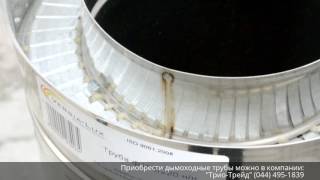 Труба дымоходная Версия-Люкс нержавейка в нержавейке