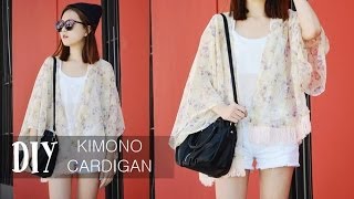 DIY Kimono Cardigan