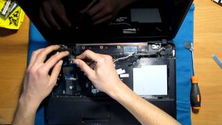 Как разобрать ноутбук Lenovo G555, G450, G550