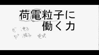 荷電粒子に働く力 by.大学の物理学