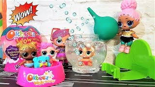 Куклы ЛОЛ Нашли ВОЛШЕБНЫХ ПИТОМЦЕВ WOWZERS! Шарики с Сюрпризом #ORBEEZ SURPRISE EGGS