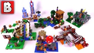 All LEGO Minecraft Sets 2017 Winter Wave!!!