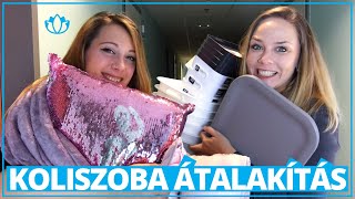 Koli szoba átalakítás 35.000 Ft-ból!!!  | vissza a koliba és koli room tour ft. Pesti Gabó